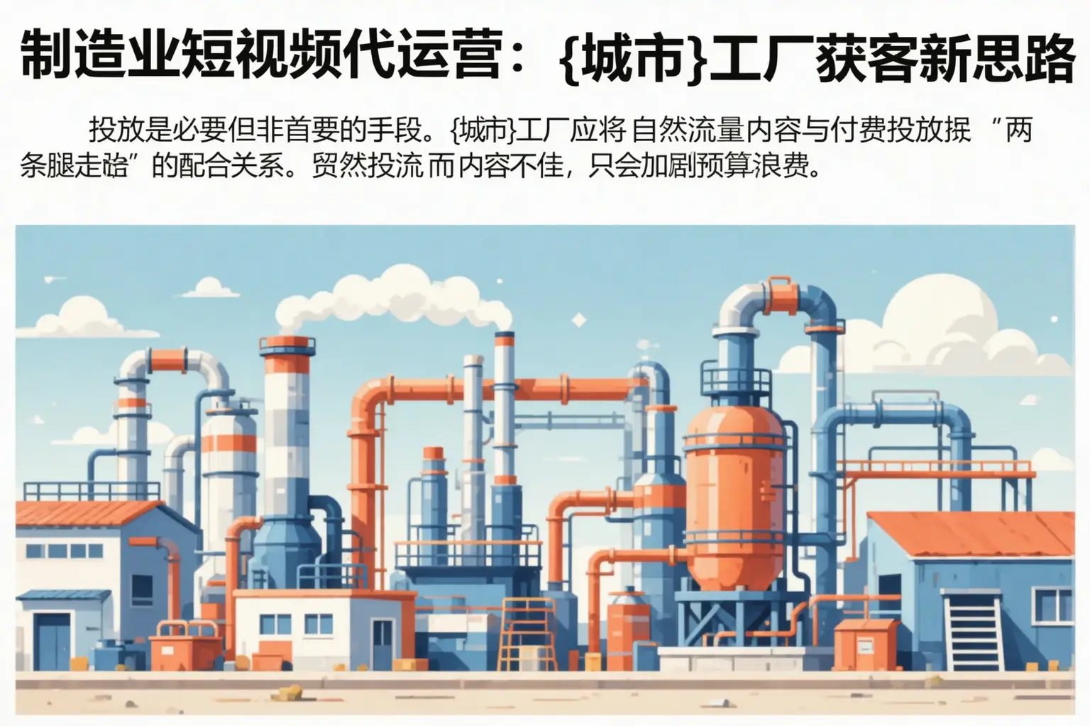 制造业短视频代运营:梧州工厂获客新思路