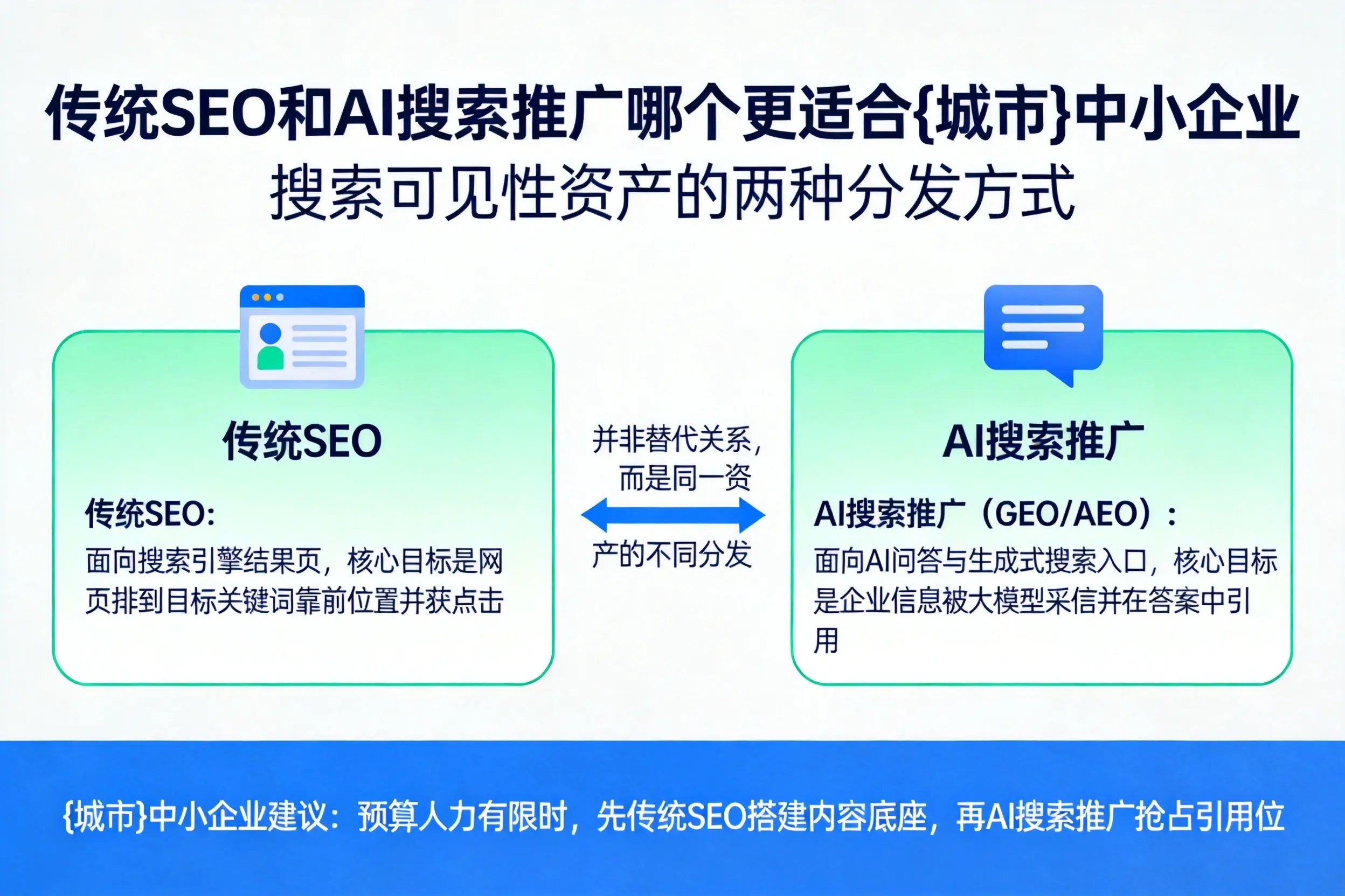 传统SEO和AI搜索推广哪个更适合梧州中小企业