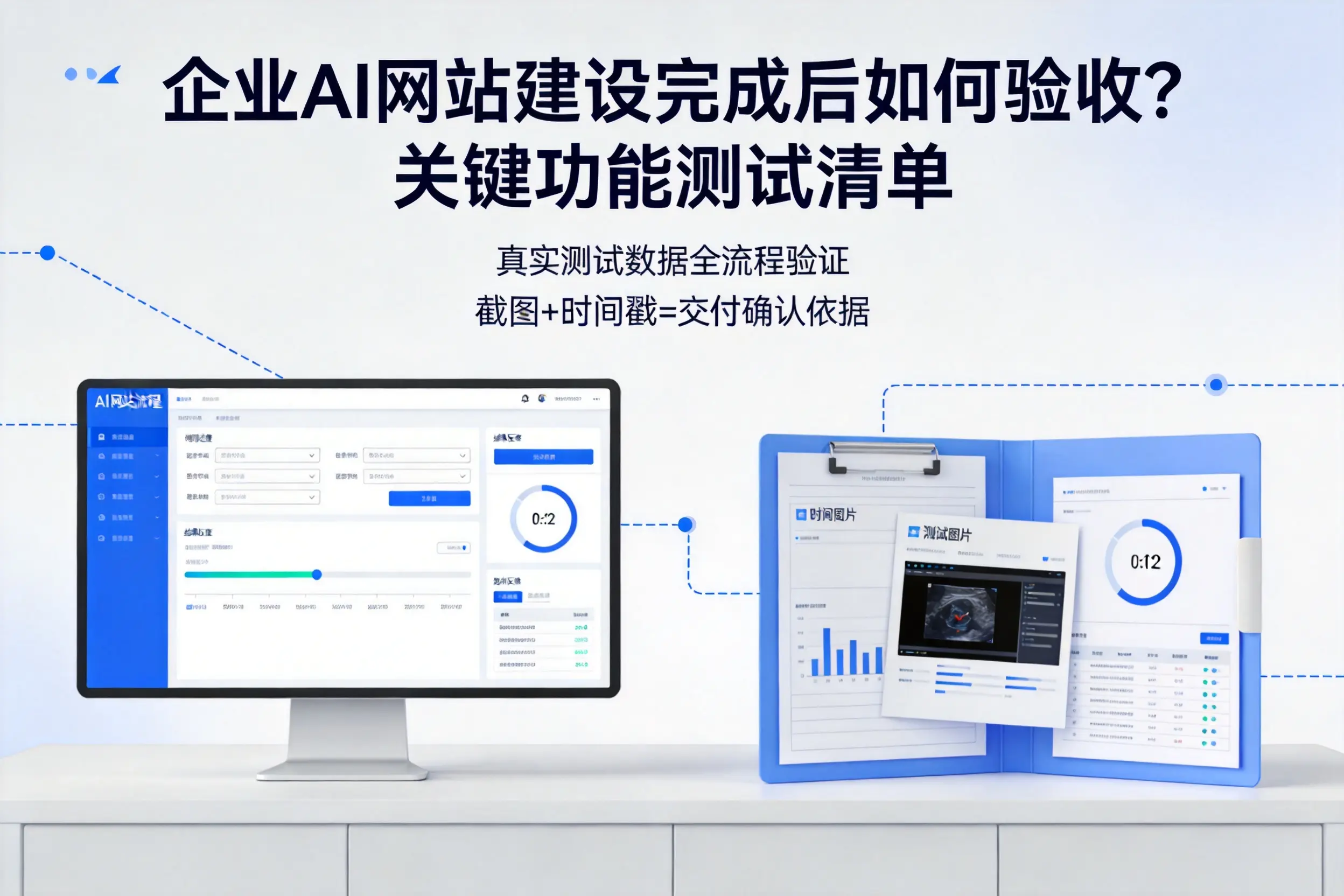 梧州企业AI网站建设完成后如何验收?关键功能测试清单