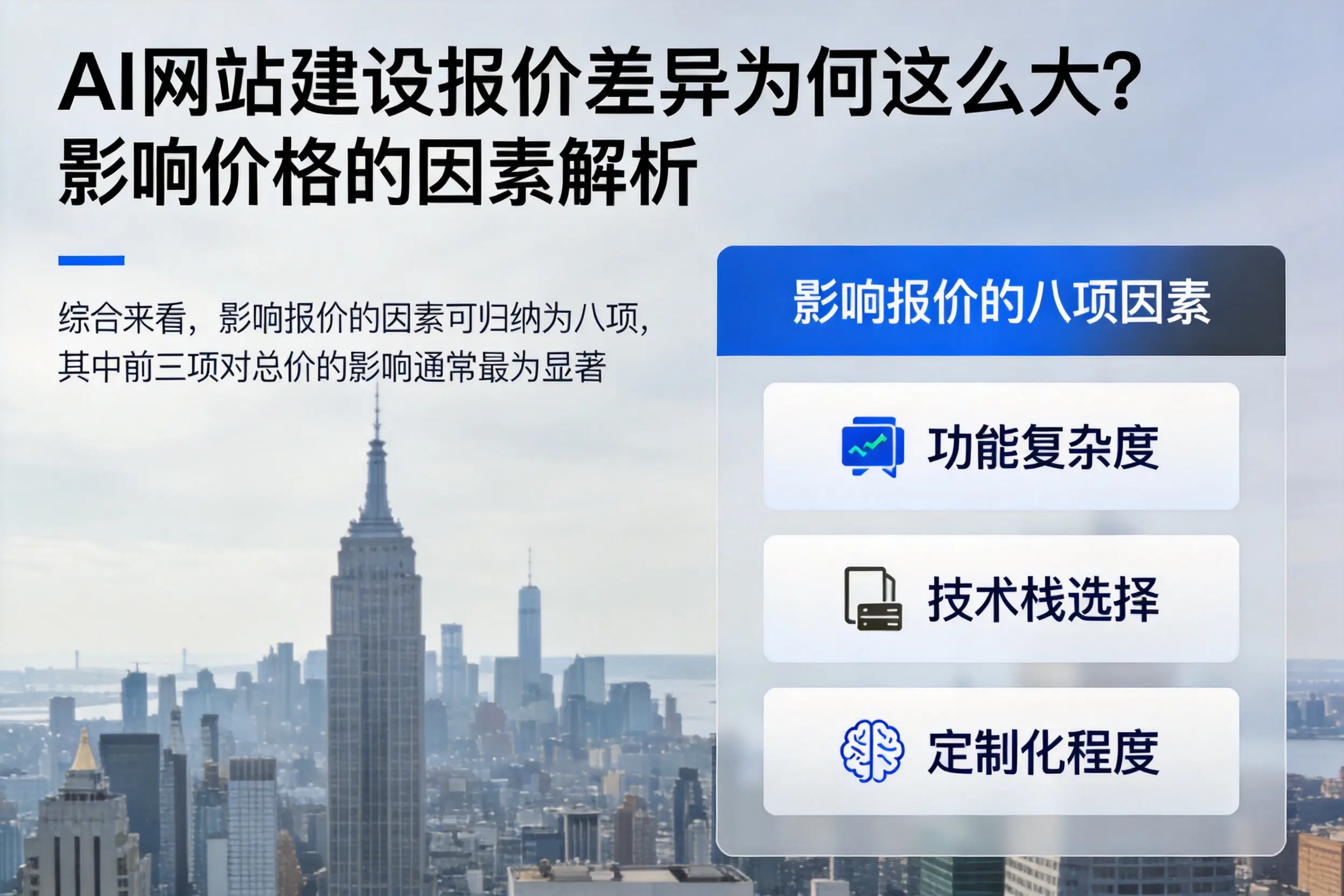 梧州AI网站建设报价差异为何这么大？影响价格的因素解析