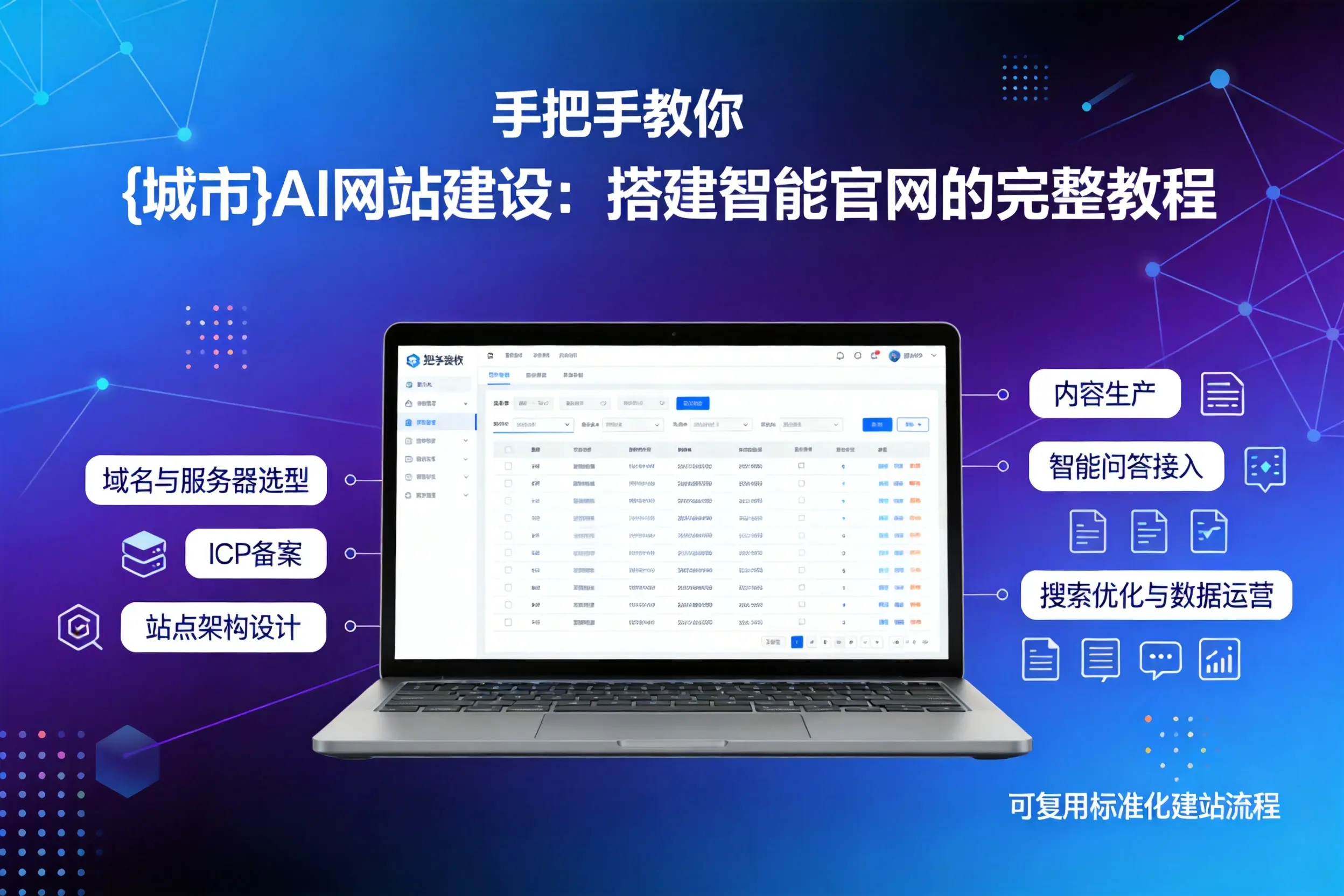 手把手教你梧州AI网站建设：搭建智能官网的完整教程