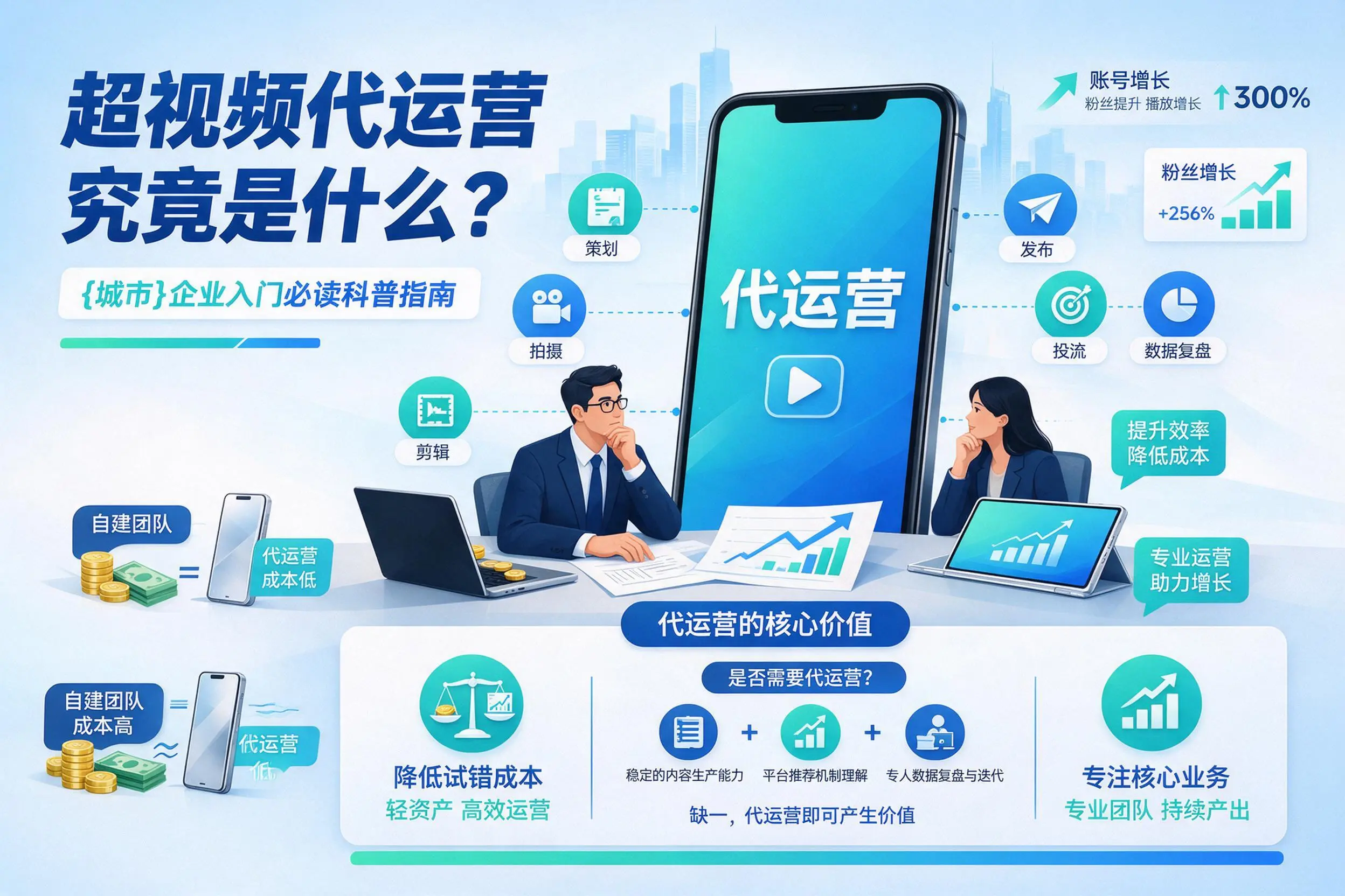 短视频代运营究竟是什么?梧州企业入门必读科普指南