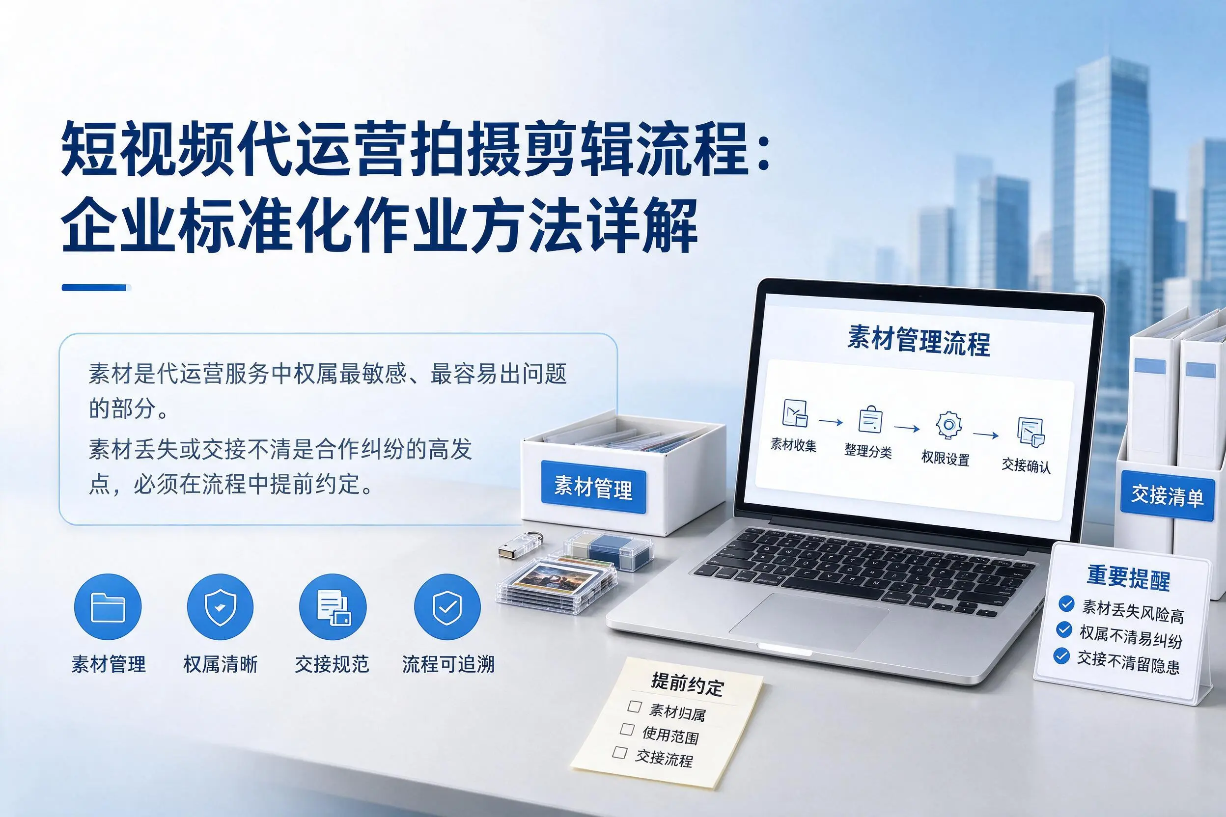 短视频代运营拍摄剪辑流程:梧州企业标准化作业方法详解