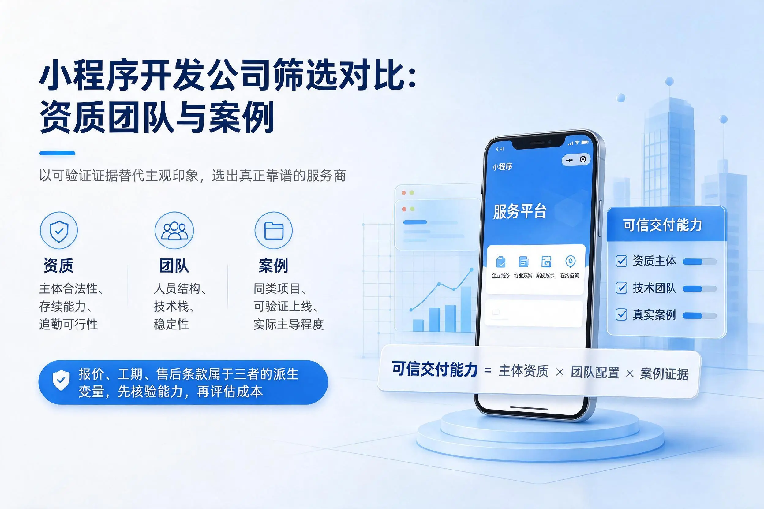梧州小程序开发公司筛选对比:资质团队与案例