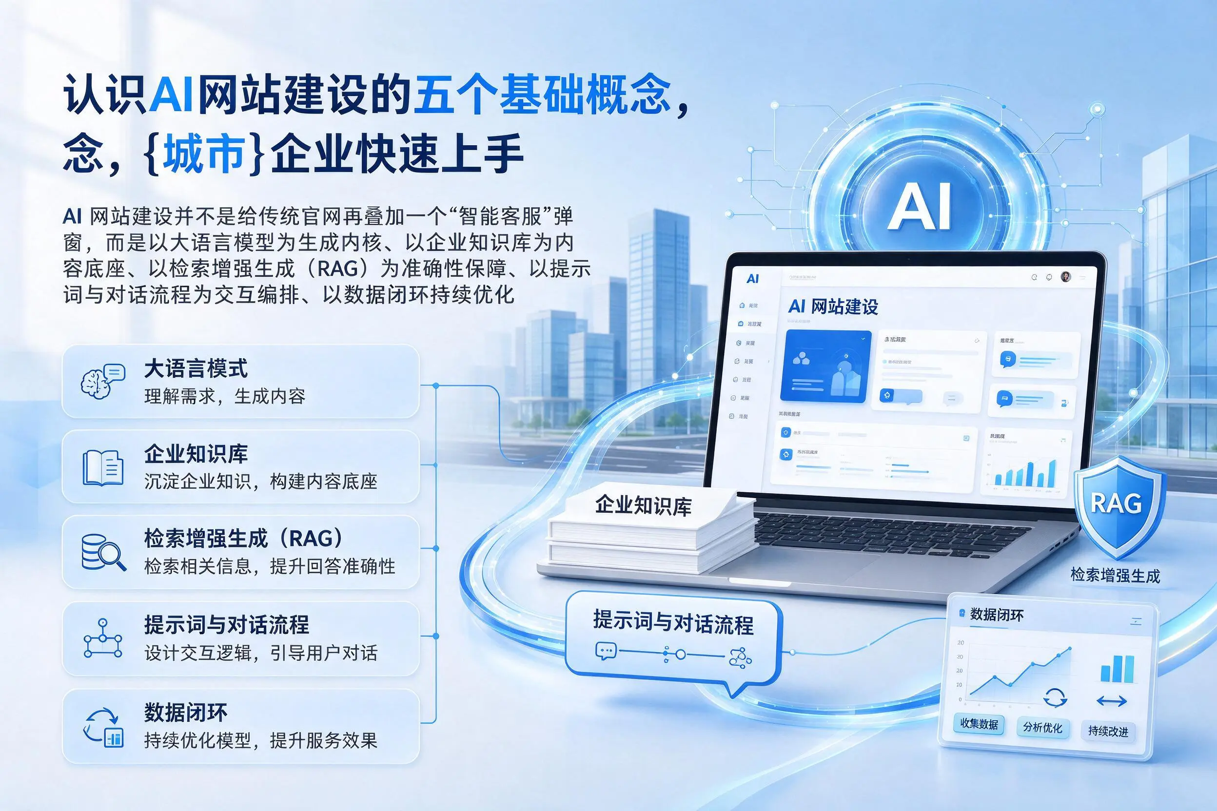 认识AI网站建设的五个基础概念，梧州企业快速上手