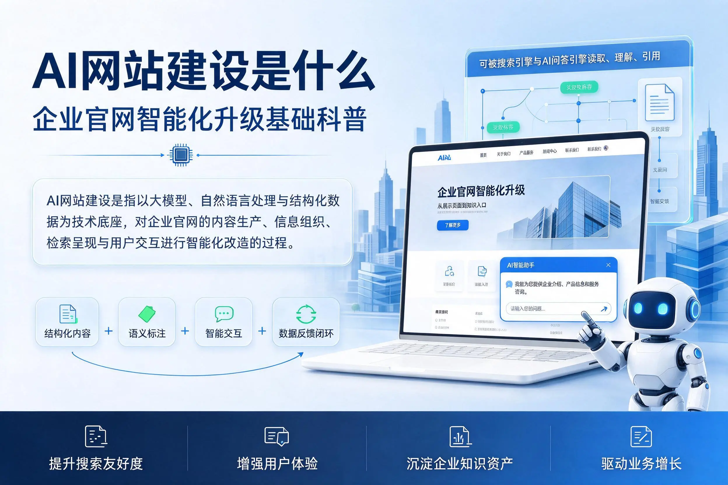 AI网站建设是什么:梧州企业官网智能化升级基础科普